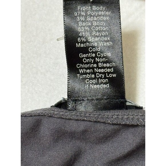 NWT Ann Taylor Shirt Top Shell Large L Cream Black Beige Tan Abstract Print - Picture 9 of 9